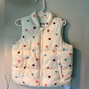Old Navy Cream Star Print Vest